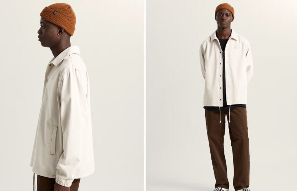 New‎ NWOT Vans Canvas Torrey Coaches Jacket Large